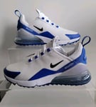 NIKE AIR MAX 270 GOLF SIZE UK 7.5 EUR 42 (CK6483 106) WHITE / BLACK - RACER BLUE