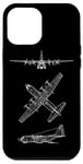 Coque pour iPhone 12 Pro Max Hercules Turboprop C130 Avion de transport tactique