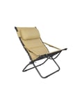 Stol Crespo Tex-Comfort Lounger gul