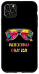 Coque pour iPhone 11 Pro Max Conception de lunettes de soleil Fuerteventura X-Mas 2024