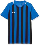 Nike Striped Division III Maillot de Football Enfant, Bleu (Bleu Royale/Noir/Blanc), XS