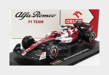 1:43 BURAGO Alfa Romeo F1 C42 #24 Bahrain Gp 2022 Guanyu Zhou +Helmet BU38068-24