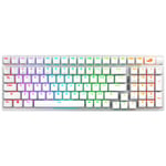 Asus ROG STRIX SCOPE II 96 Wireless Mechanical RGB Gaming Keyboard, 96% Layout, Streamer Hotkeys, Multifunction Controls, Sound-Dampening, White