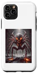 Coque pour iPhone 11 Pro monstre en colère moitié hommes moitié araignée scène horreur effrayant cool