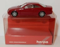 MICRO HERPA HO 1/87 MERCEDES BENZ CL COUPE ROUGE FONCE METAL #032880 IN BOX