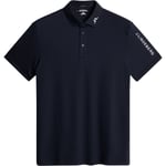 J.Lindeberg Tour Tech Golf Polo T-skjorte Herre - Marinen - str. 3XL