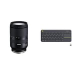 TAMRON 17-70mm F/2.8 Di III-A VC RXD zoom lens for APS-C mirrorless system cameras & Logitech K400 Plus Wireless Touch TV Keyboard With Easy Media Control and Built-in Touchpad