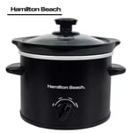 Hamilton Beach 'The Mighty Mini' 1.8L Black Slow Cooker, 90W , Black - HBSC020B