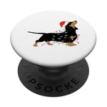 Ho Ho Ho Teckel PopSockets PopGrip Adhésif