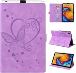 Coque Galaxy Tab A7 10.4 Pouces Étui De Cuir Pu Avec Fonction Support Et Sommeil/Réveil Auto Housse De Protection Tablette Pour Samsung Galaxy Tab A7 2020 Sm-T500/T505,Violet