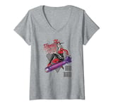 Batman Harley Quinn Is the Bomb T-Shirt avec Col en V