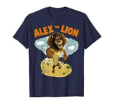 Madagascar Alex The Lion Desert Text Poster T-Shirt