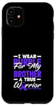 Coque pour iPhone 11 Purple For My Brother Warrior Lupus Awareness