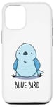 Coque pour iPhone 12/12 Pro Blue Bird Jeu de mots drôle pour animaux