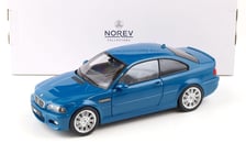 1:18 NOREV BMW M3 (E46) Coupé 2000 Laguna Seca Bleu - Limitée 1000 Pièces