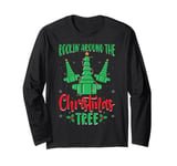 Rockin Around The Christmas Tree Respiratory Therapist Xmas Long Sleeve T-Shirt