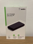 Belkin USB C Portable Charger 20000 mAh, 20K Power Bank with Type C Zwart NEW
