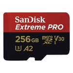 Sandisk Extreme Pro MicroSDXC V30 U3 4K 200 MB/s 256 GB