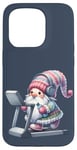 iPhone 15 Pro Fitness Gnome On Treadmill Running Machine For Women And Gym Case