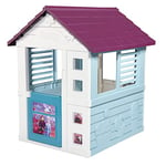 Smoby - Maison La Reine des Neiges - Cabane de Jardin Enfant Frozen - Persiennes et Portillon - 810719