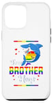 iPhone 14 Plus Free Brother Hugs LGBTQ Gay Pride Freedom Flag Brother Shark Case