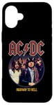 Coque pour iPhone 16 Plus ACDC Highway To Hell Circle Rock Music Band