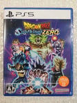 DRAGON BALL SPARKING ZERO PS5 JAPAN NEW (GAME IN ENGLISH)