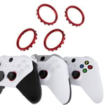 eXtremeRate Anneaux Accessoire de Remplacement pour Xbox One Elite 2/1, pour Xbox Series X/S Manette, Anneaux Customisé pour Xbox One Elite/Series, Compatible avec eXtremeRate ASR Coque, Rouge