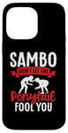 iPhone 14 Pro Max Sambo Girl Female Wrestler Training Sambo Wrestling Case