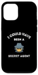 Coque pour iPhone 12/12 Pro Spy Secret Agent Movie Books Fan Reader Dad Père Mom