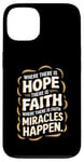 iPhone 13 Where there is hope there is faith christian black women Case