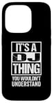 Coque pour iPhone 14 Pro It's A DJ Thing You Wouldn't Understand Disc Jockey Radio