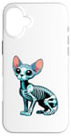 iPhone 16 Plus X-ray Sphynx Body Anatomy Radiography Skeleton Case