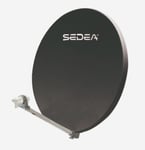 Antenne Parabole Sedea 65 EASY acier Anthracite + LNB