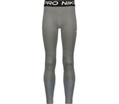 Nike Pro Kids träningstights Barn CARBON HEATHER/WHITE S