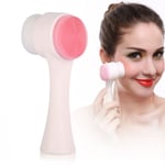 Fashion Soft Double Sides Facial Deep Cleansing Brush Face Skin Care Clean B Gfl