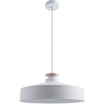 Paco Home Suspension Lampe Salle À Manger Cuisine Lampe De Table À Manger Scandinave E27 Design T, Bois blanc