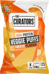 THE CURATORS High Protein Veggie Cheese Puffs, Multipack Crisps, 30g (20 Packs)