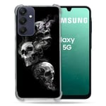 Cokitec Coque Renforcée pour Samsung Galaxy A16 5G Tete de Mort Triple