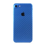 Tipi Carbonfiber Skin iPhone 8/7 deksel, blue