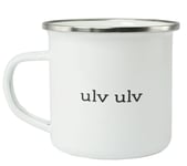 Blikk i Naturen  Emaljekrus "Ulv-ulv" 350ml