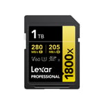 LEXAR SD 1TB U3 V60 UHS-II R280/W210