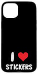 iPhone 15 Plus I Love Stickers - Heart - Art Artist Journal Journaling Case