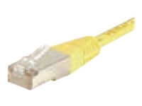 Exertis - Patch-kabel - RJ-45 (hane) till RJ-45 (hane) - 3 m - F/UTP (folieöverdraget oskärmat tvinnat par) - CAT 6 - formpressad - gul