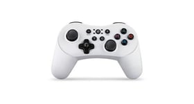 Manette de jeu sans fil bluetooth 5 en 1 pour n-switch / ps3 pour pc / android - blanc