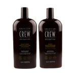 American Crew Daily Deep Moisturizing Shampoo + Daily Moisturizing Conditioner 1000ml