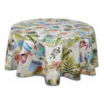 CPM - Nappe ronde en toile cirée tropicale Party