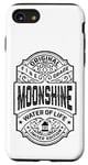 iPhone SE (2020) / 7 / 8 Vintage Moonshine Whiskey Jar Label Funny Moonshiner Alcohol Case