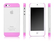 Devia Case Fresh Étui pour Carte d'identité iPhone 5S/SE, Rose Bonbon, 9 cm, Poche pour Carte d'identité