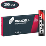 200 x Duracell Intense AAA Batteries Industrial NOW Procell INTENSE High Power